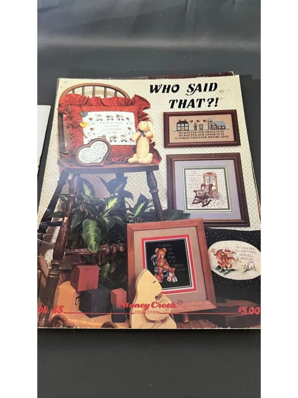 Vintage Cross Stitch Patterns Lot Of 6 Stoney Creek & More